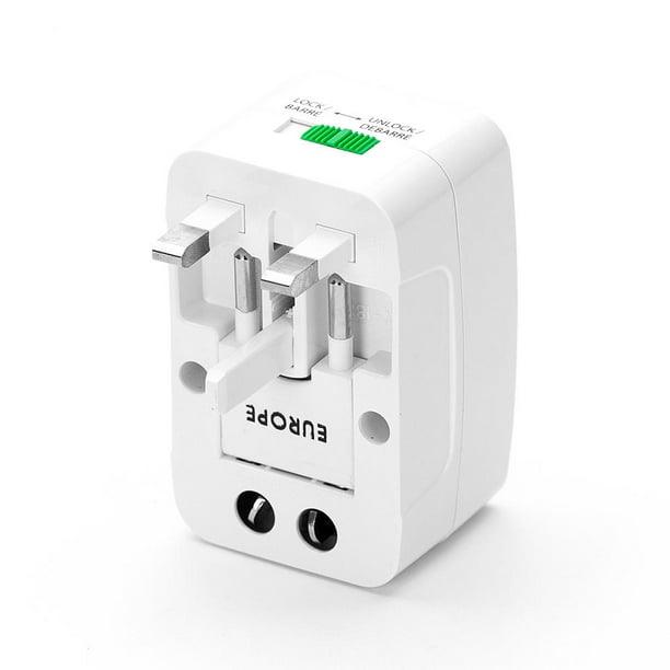 ANDOWL UNIVERSAL TRAVEL ADAPTOR 2A UK/USA/EURO/AUS - NeonSales {{ shop.shopifyCountryName }}
