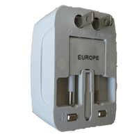 ANDOWL UNIVERSAL TRAVEL ADAPTOR 2A UK/USA/EURO/AUS - NeonSales {{ shop.shopifyCountryName }}