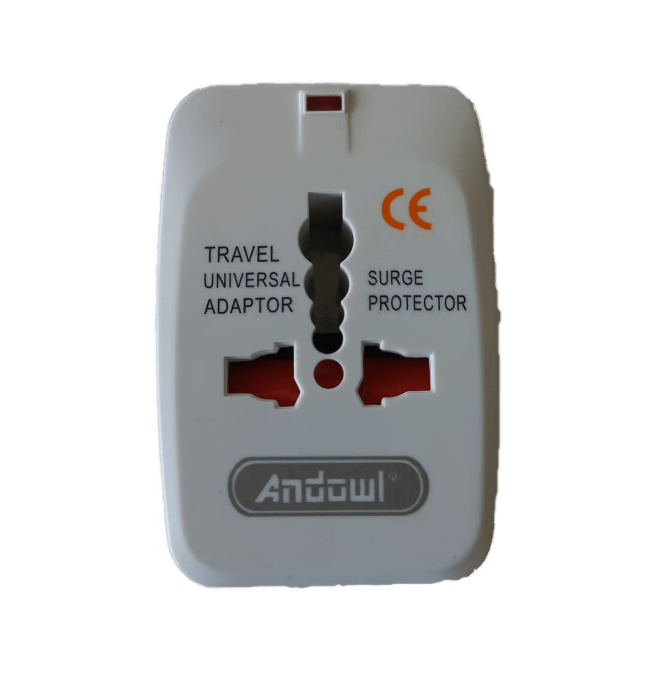 ANDOWL UNIVERSAL TRAVEL ADAPTOR 2A UK/USA/EURO/AUS - NeonSales {{ shop.shopifyCountryName }}