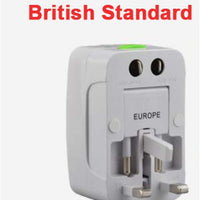 ANDOWL UNIVERSAL TRAVEL ADAPTOR 2A UK/USA/EURO/AUS - NeonSales {{ shop.shopifyCountryName }}