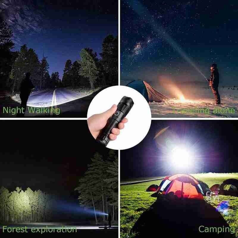 ANDOWL RECHARGEABLE 18650MAH FLASHLIGHT - Q-5109