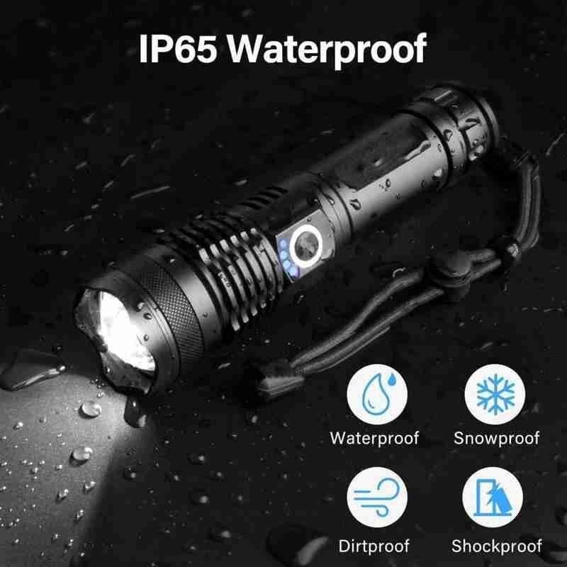 ANDOWL RECHARGEABLE 18650MAH FLASHLIGHT - Q-5109