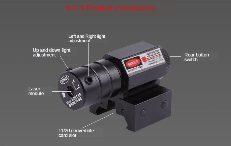 AT UNDERBARREL RED LASER DOT - PICATINNY - NeonSales South Africa