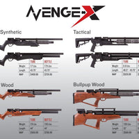 AV AVENGE-X X1-BT TACTICAL, 360CC BOTTLE, .22 CAL - NeonSales {{ shop.shopifyCountryName }}