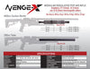 AV AVENGE-X X1-BT TACTICAL, 360CC BOTTLE, .22 CAL