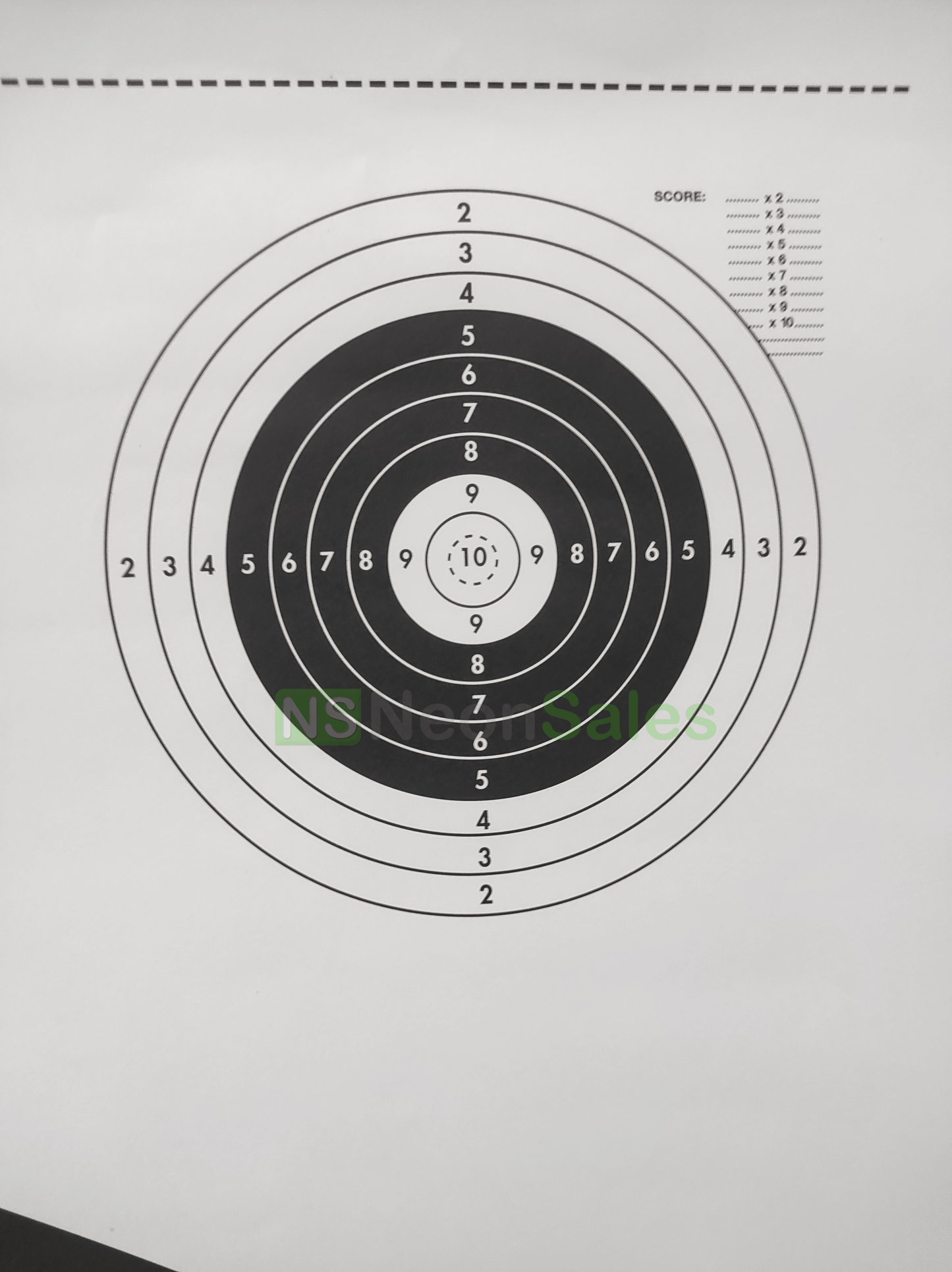 BALLISTIC HUMAN SILLHOUETTE TARGET - 1's - NeonSales {{ shop.shopifyCountryName }}