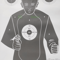 BALLISTIC HUMAN SILLHOUETTE TARGET - 1's - NeonSales {{ shop.shopifyCountryName }}
