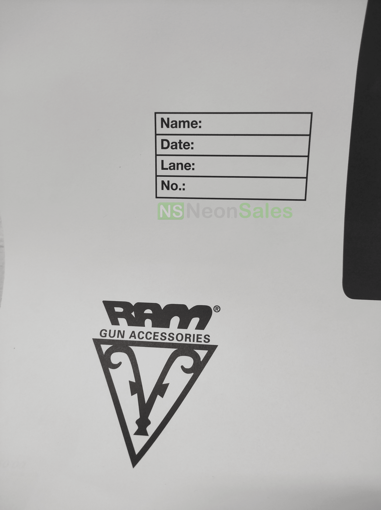 BALLISTIC HUMAN SILLHOUETTE TARGET - 1's - NeonSales {{ shop.shopifyCountryName }}
