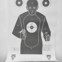 BALLISTIC HUMAN SILLHOUETTE TARGET - 1's - NeonSales {{ shop.shopifyCountryName }}
