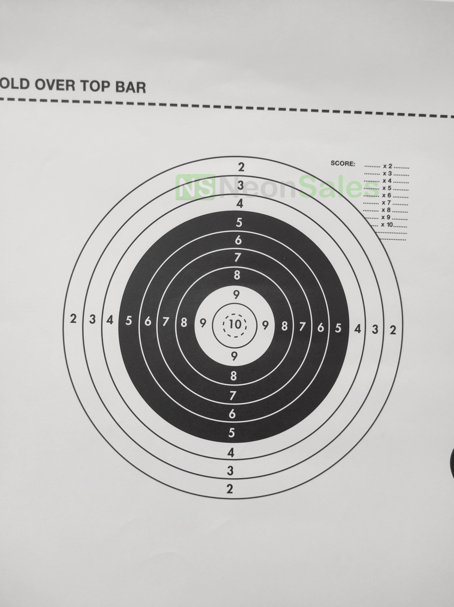 BALLISTIC HUMAN SILLHOUETTE TARGET - 1's - NeonSales {{ shop.shopifyCountryName }}