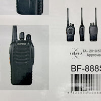 BAOFENG BF-888S GMRS RADIO (3W) - SET OF 2 - NeonSales {{ shop.shopifyCountryName }}
