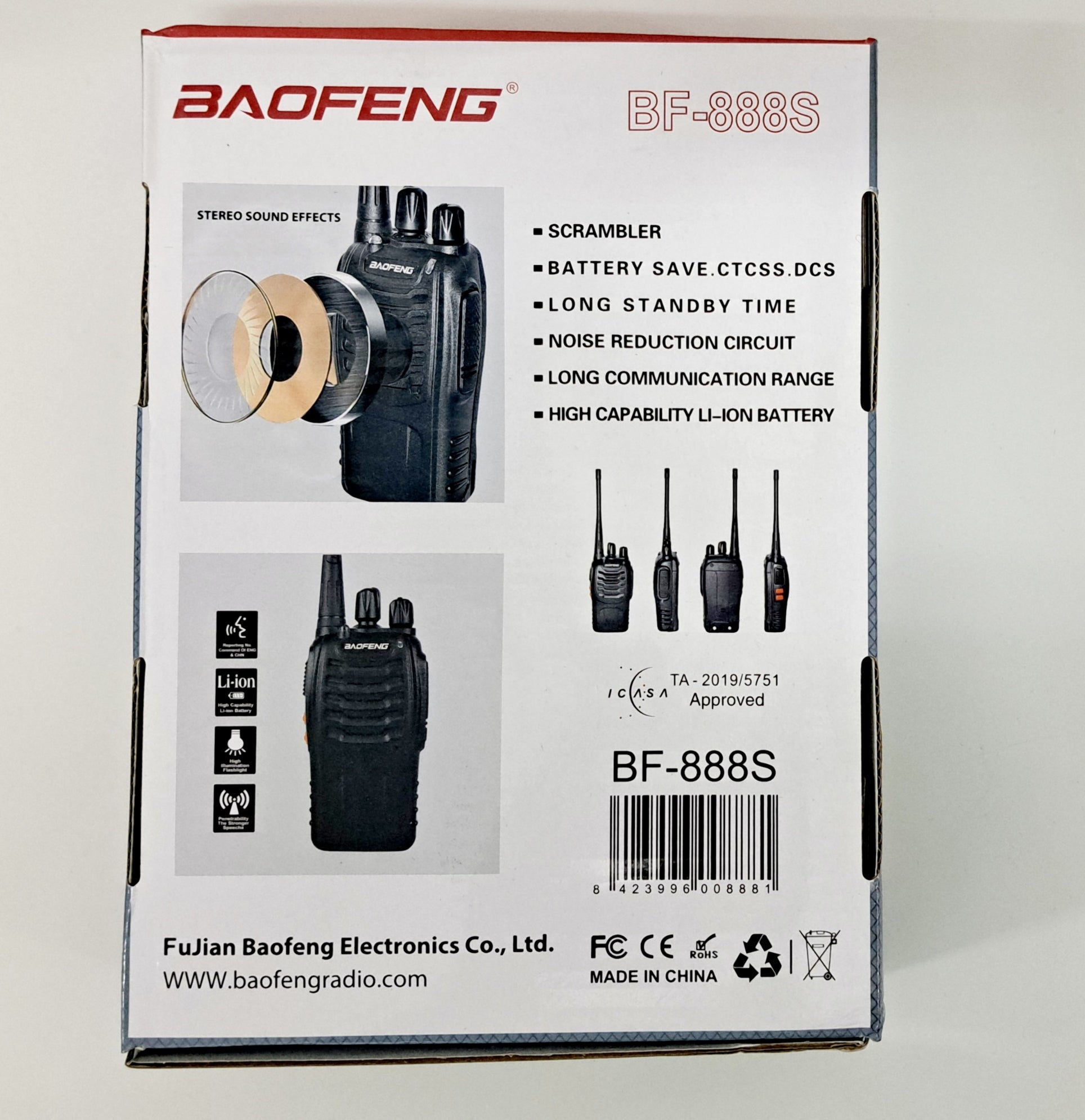 BAOFENG BF-888S GMRS RADIO (3W) - SET OF 2 - NeonSales {{ shop.shopifyCountryName }}