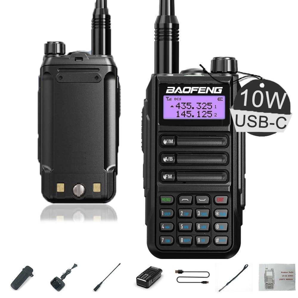 BAOFENG UV-16R TRI-BAND RADIO (USB-C RECHARGE) - NeonSales South Africa