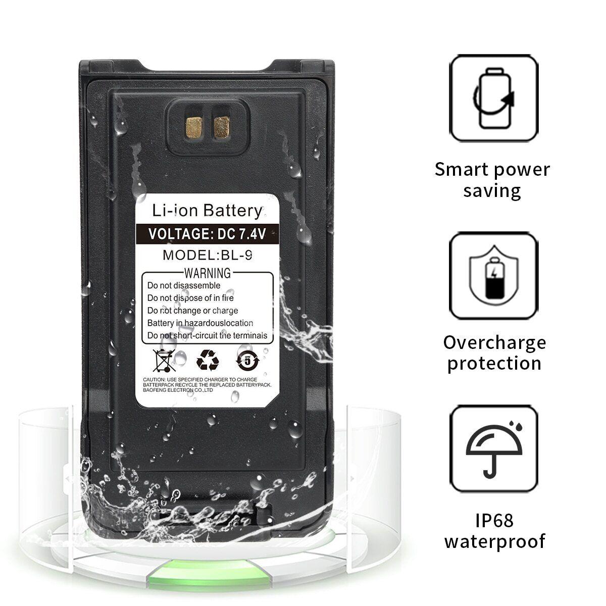 BAOFENG UV9R BATTERY (MODEL BL-9) - 8.4V 2500 MAH - NeonSales {{ shop.shopifyCountryName }}