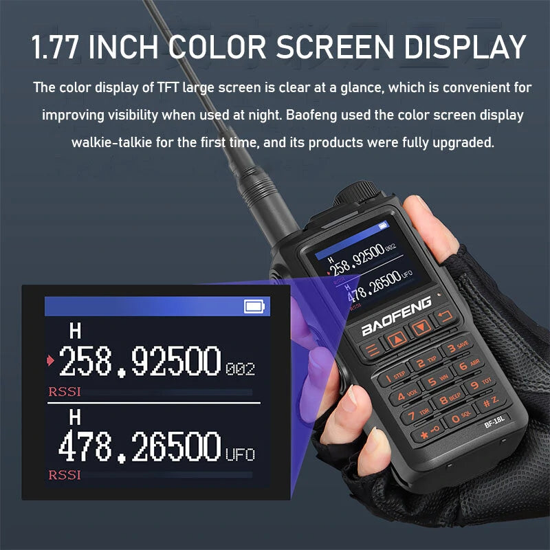 BAOFENG UX-19 TRI-BAND 18W USB-C RADIO, TFT SCREEN - NeonSales {{ shop.shopifyCountryName }}