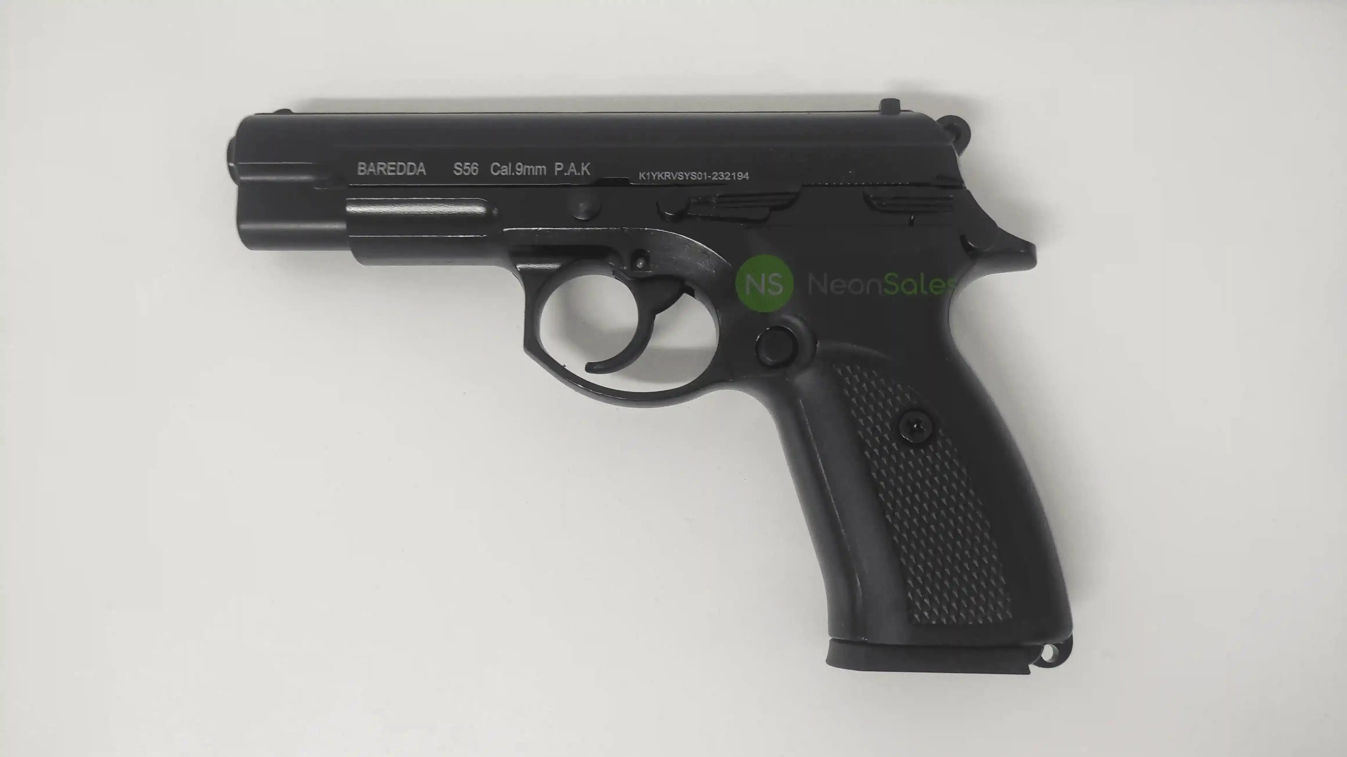 BAREDDA S56 BLACK + 10 BLANKS + HOLSTER - NeonSales {{ shop.shopifyCountryName }}
