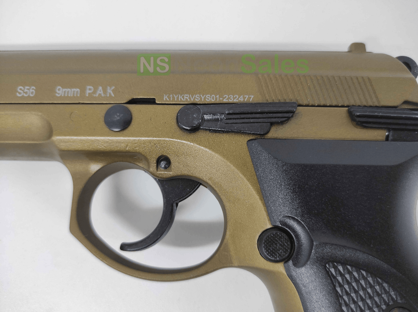 BAREDDA S56 BLANK GUN - BRONZE - NeonSales {{ shop.shopifyCountryName }}
