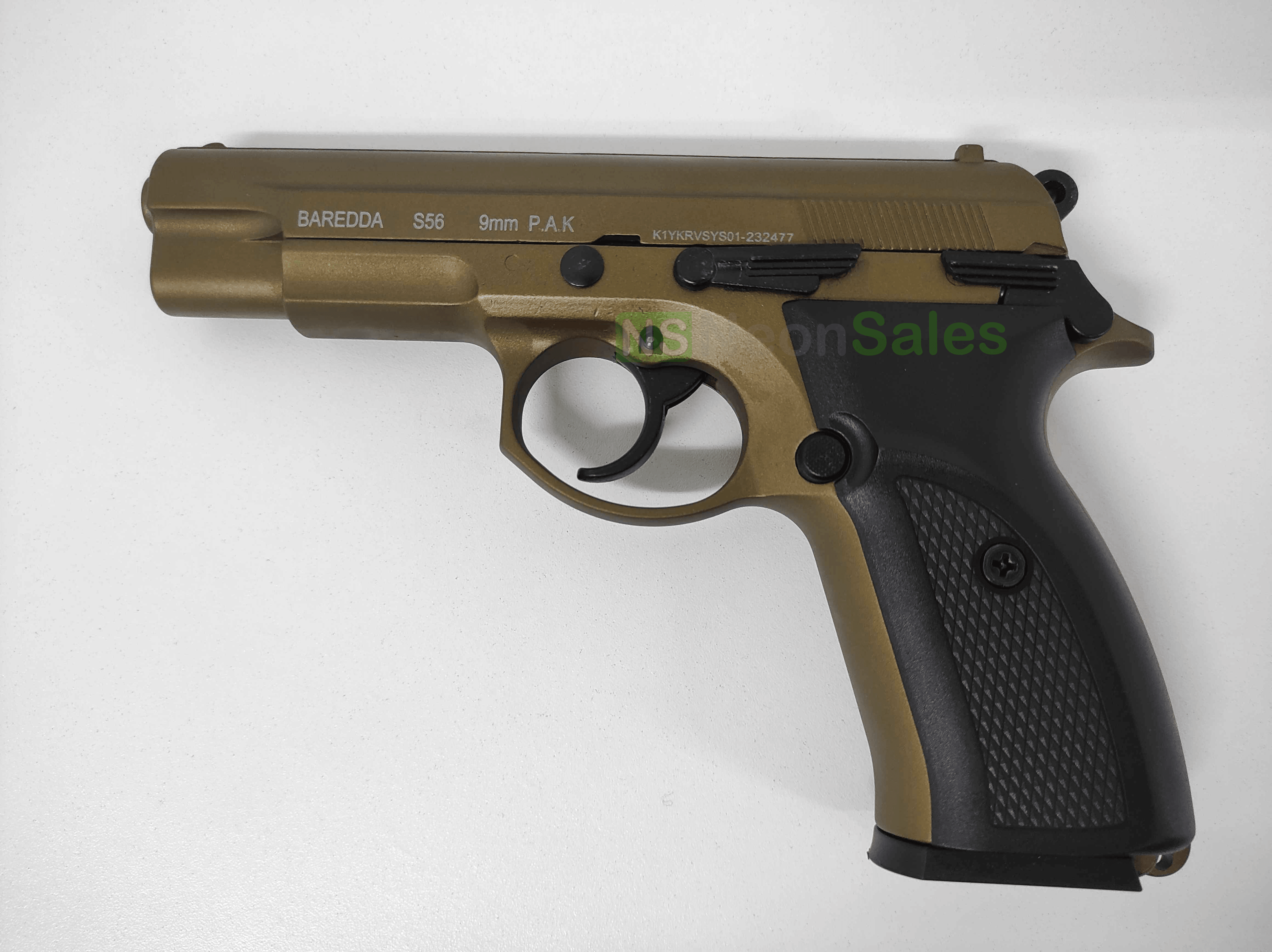 BAREDDA S56 BLANK GUN - BRONZE - NeonSales {{ shop.shopifyCountryName }}