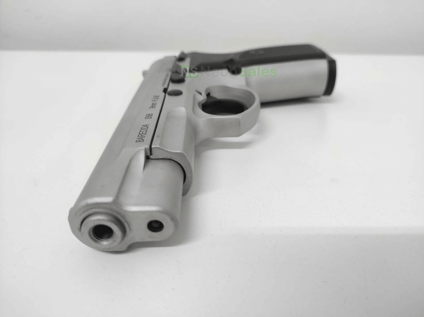 BAREDDA S56 BLANK GUN - MATTE CHROME - NeonSales {{ shop.shopifyCountryName }}