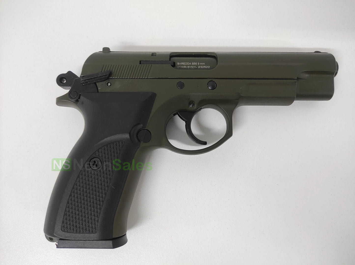 BAREDDA S56 OLIVE DRAB + 10 BLANKS + HOLSTER - NeonSales {{ shop.shopifyCountryName }}