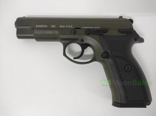 BAREDDA S56 OLIVE DRAB + 10 BLANKS + HOLSTER - NeonSales {{ shop.shopifyCountryName }}