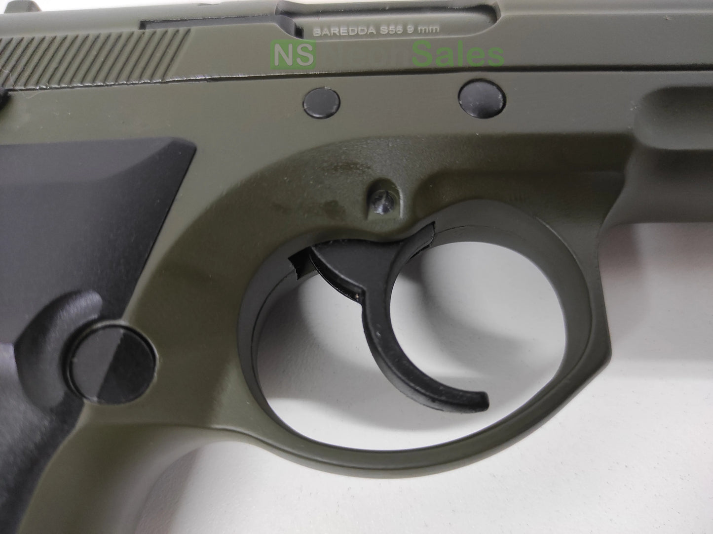 BAREDDA S56 OLIVE DRAB + 10 BLANKS + HOLSTER - NeonSales {{ shop.shopifyCountryName }}