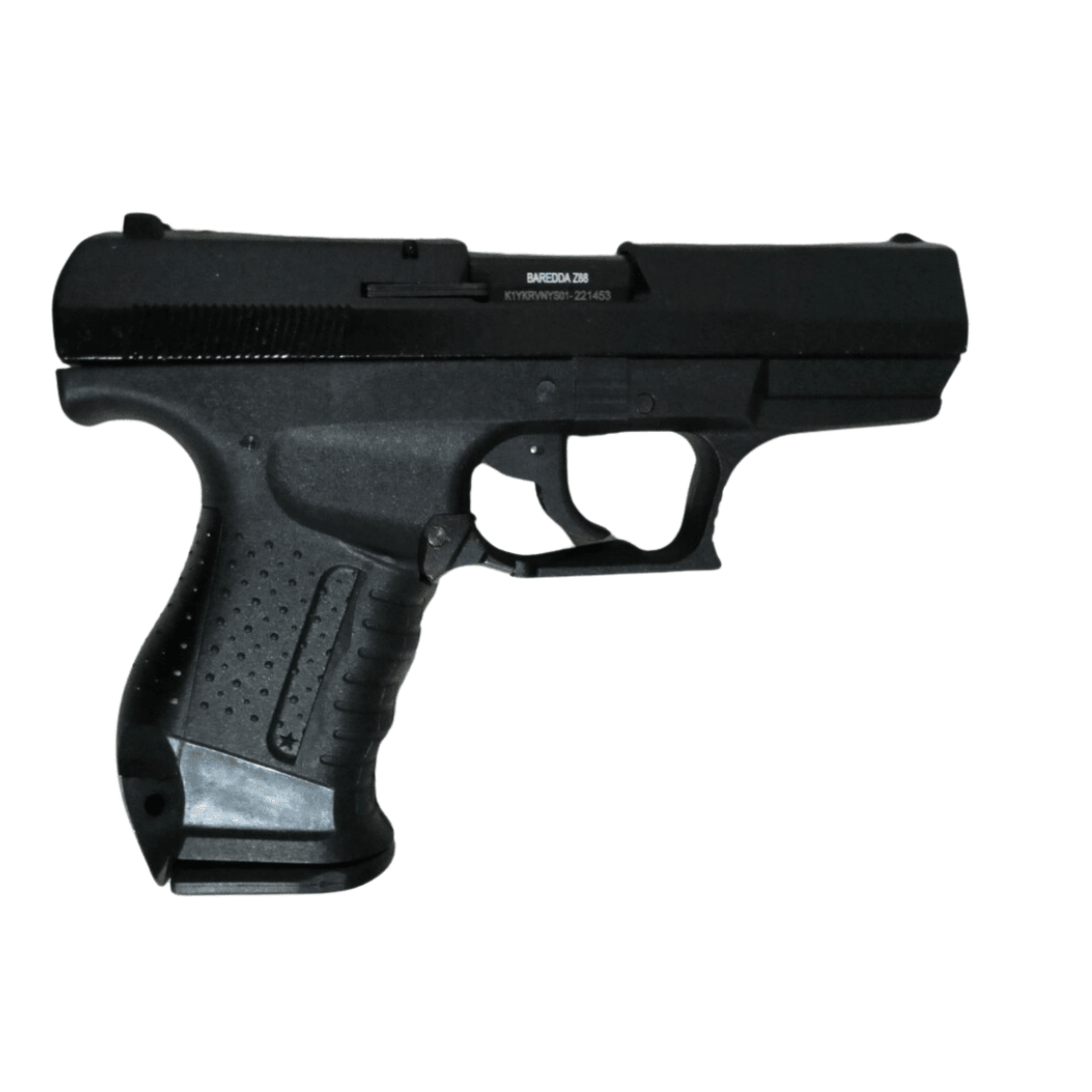 BAREDDA Z88 BLANK GUN - BLACK, 9X22MM P.A.K - NeonSales South Africa