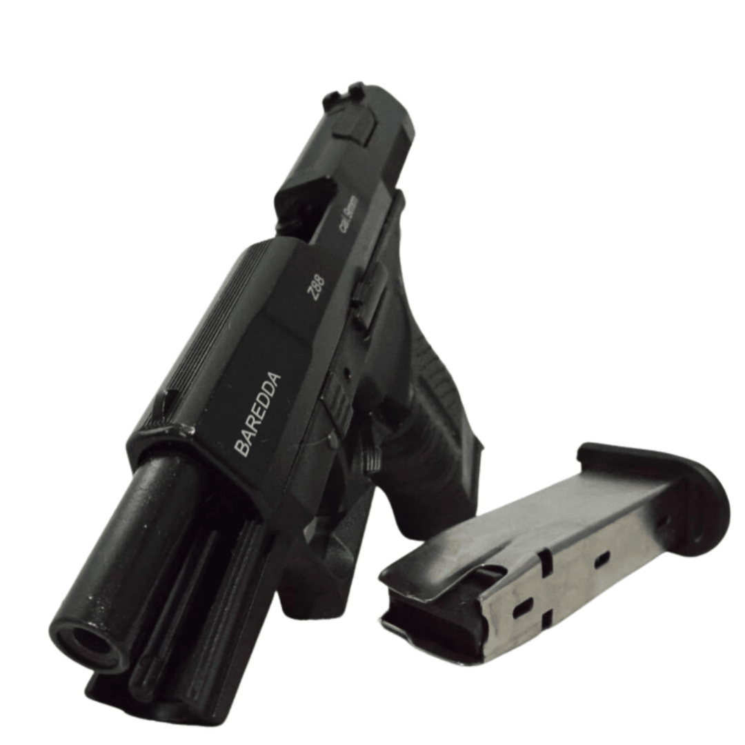 BAREDDA Z88 BLANK GUN - BLACK, 9X22MM P.A.K - NeonSales South Africa