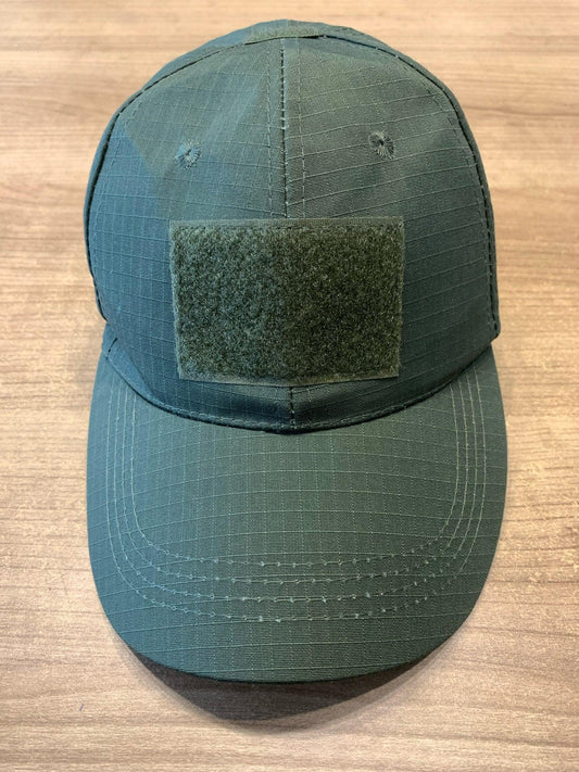 BASEBALL CAP W/ VELCRO PANELS - ARMY GREEN - NeonSales {{ shop.shopifyCountryName }}