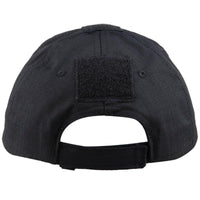 BASEBALL CAP W/ VELCRO PANELS - BLACK - NeonSales {{ shop.shopifyCountryName }}