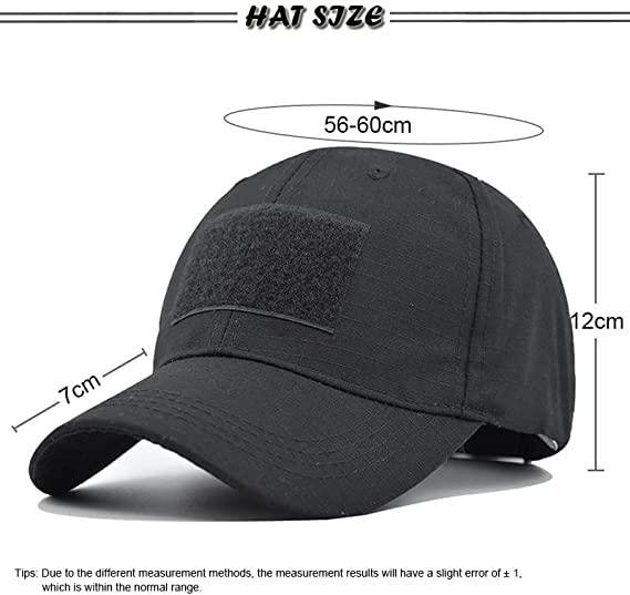 BASEBALL CAP W/ VELCRO PANELS - BLACK - NeonSales {{ shop.shopifyCountryName }}