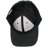 BASEBALL CAP W/ VELCRO PANELS - BLACK - NeonSales {{ shop.shopifyCountryName }}