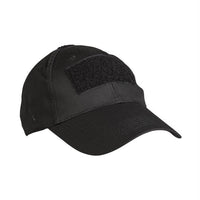 BASEBALL CAP W/ VELCRO PANELS - BLACK - NeonSales {{ shop.shopifyCountryName }}