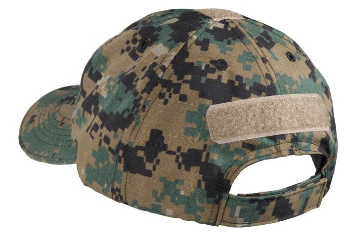 BASEBALL CAP W/ VELCRO PANELS - DIGITAL WOODLAND - NeonSales {{ shop.shopifyCountryName }}