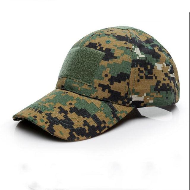 BASEBALL CAP W/ VELCRO PANELS - DIGITAL WOODLAND - NeonSales South Africa