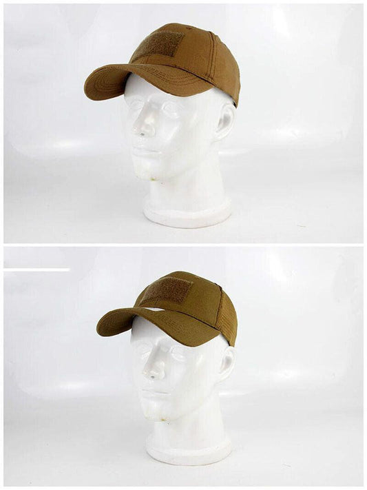 BASEBALL CAP W/ VELCRO PANELS - FLAT DARK EARTH - NeonSales {{ shop.shopifyCountryName }}