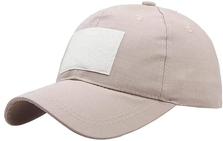 BASEBALL CAP W/ VELCRO PANELS - MILITARY BEIGE - NeonSales South Africa