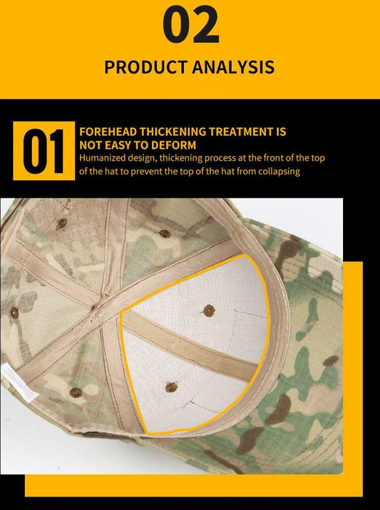 BASEBALL CAP W/ VELCRO PANELS - MULTICAM - NeonSales {{ shop.shopifyCountryName }}