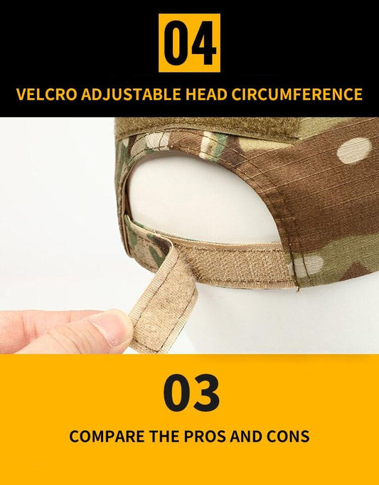 BASEBALL CAP W/ VELCRO PANELS - MULTICAM - NeonSales {{ shop.shopifyCountryName }}