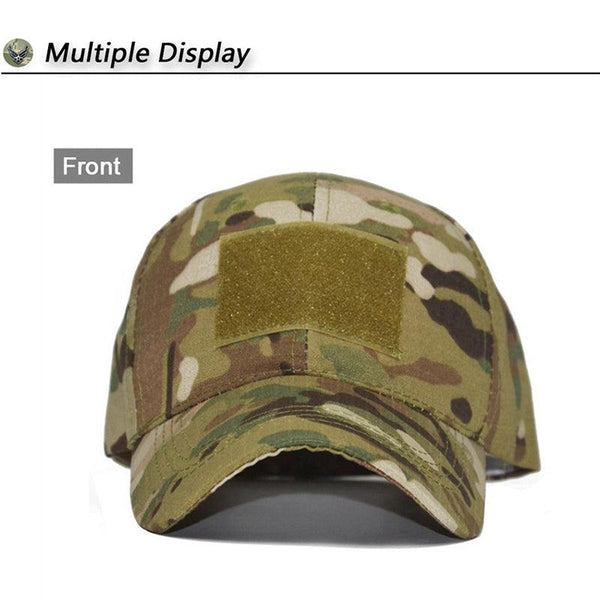BASEBALL CAP W/ VELCRO PANELS - MULTICAM | NeonSales
