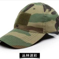 BASEBALL CAP W/ VELCRO PANELS - WOODLAND CAMO - NeonSales {{ shop.shopifyCountryName }}