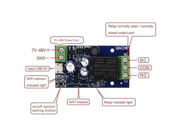SONOFF 1CH WIFI MICRO USB 12V/5V SWITCH