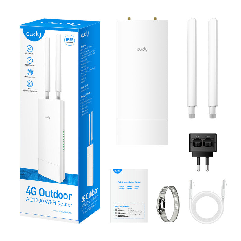 Cudy LT500 Outdoor AC1200 4G LTE Wi-Fi router