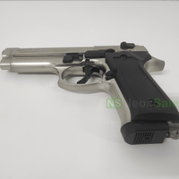 BLOW F92 BLANK GUN - SATIN W/ BLACK GRIPS & TRIM - NeonSales {{ shop.shopifyCountryName }}