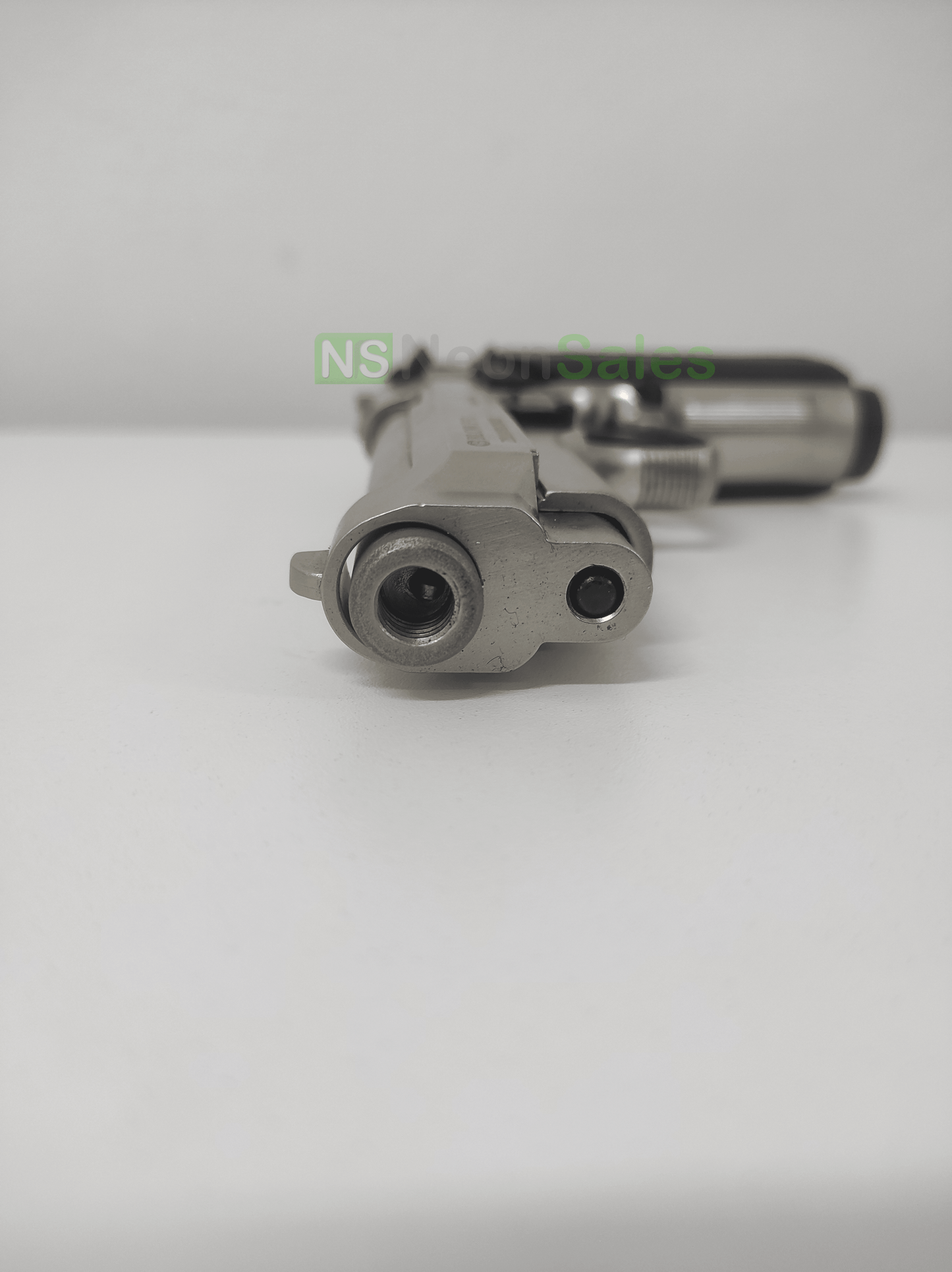 BLOW F92 BLANK GUN - SATIN W/ BLACK GRIPS & TRIM - NeonSales {{ shop.shopifyCountryName }}