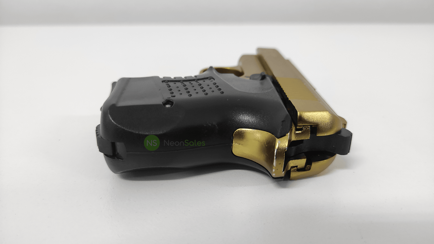 BLOW MINI 9 BLANK GUN - GOLD W/ BLACK GRIPS & - NeonSales {{ shop.shopifyCountryName }}