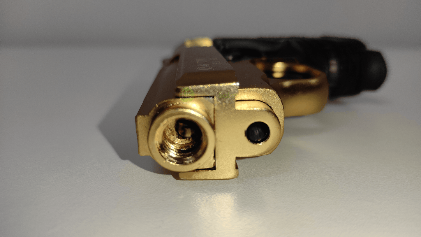 BLOW MINI 9 BLANK GUN - GOLD W/ BLACK GRIPS & - NeonSales {{ shop.shopifyCountryName }}