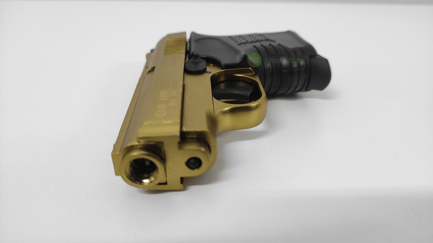 BLOW MINI 9 BLANK GUN - GOLD W/ BLACK GRIPS & - NeonSales {{ shop.shopifyCountryName }}