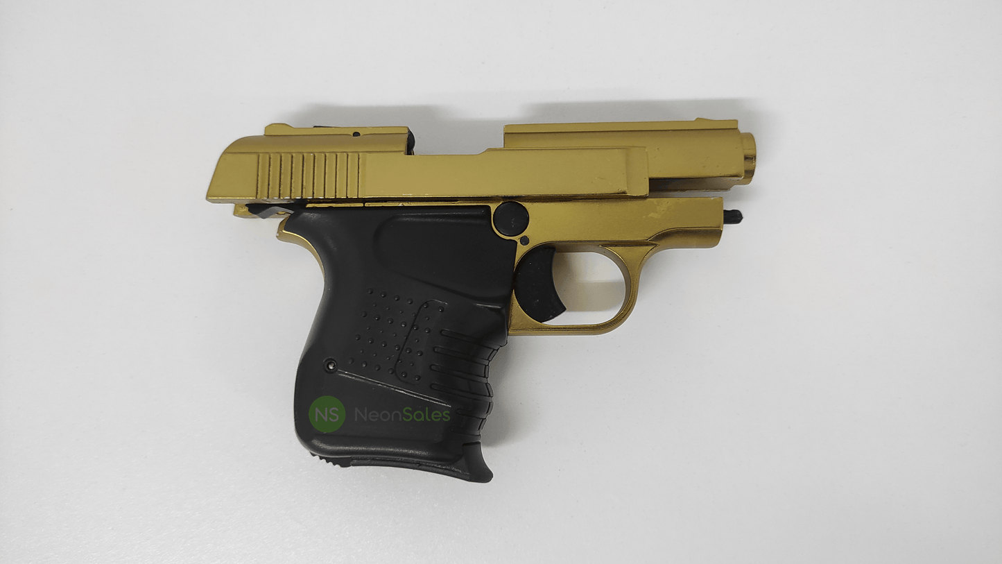 BLOW MINI 9 BLANK GUN - GOLD W/ BLACK GRIPS & - NeonSales {{ shop.shopifyCountryName }}