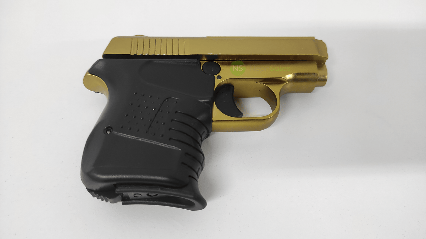 BLOW MINI 9 BLANK GUN - GOLD W/ BLACK GRIPS & - NeonSales {{ shop.shopifyCountryName }}